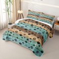 thumbnail image 3 of Erosebridal Girls Blue Old Barn Door Twin Quilt Set, Cute Bear Twin Coverlet Set, 2pcs, 3 of 7