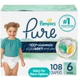 thumbnail image 3 of (2 pack) Pampers Pure Diapers Size 6, 108 Count (Select for More Options), 3 of 15