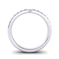 thumbnail image 4 of Stunning Round Cut 0.20 Ct Amethyst Gemstone Bridal Eternity Band for Engagement Solid 18K White Gold Size 8.5 by Diamond-Capitals, 4 of 8