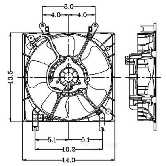 Engine Cooling Fan Assembly