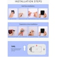 thumbnail image 5 of Wall-Mounted Automatic Soap Dispenser, LCD Screen Soap Dispenser Displays Ambient Temperature and Speed, Can Be Cleaned with One Button 400ML, Foam Only, 5 of 5