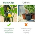 thumbnail image 4 of Plant Clips 60 Pcs Extra Large Plant Clips Stable Clip For Securing Plants Supports Planting (30 Large + 30 Small), 4 of 7