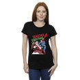thumbnail image 2 of DC Comics T-Shirt en Coton pour Femmes Superman Santa Comic, 2 of 3
