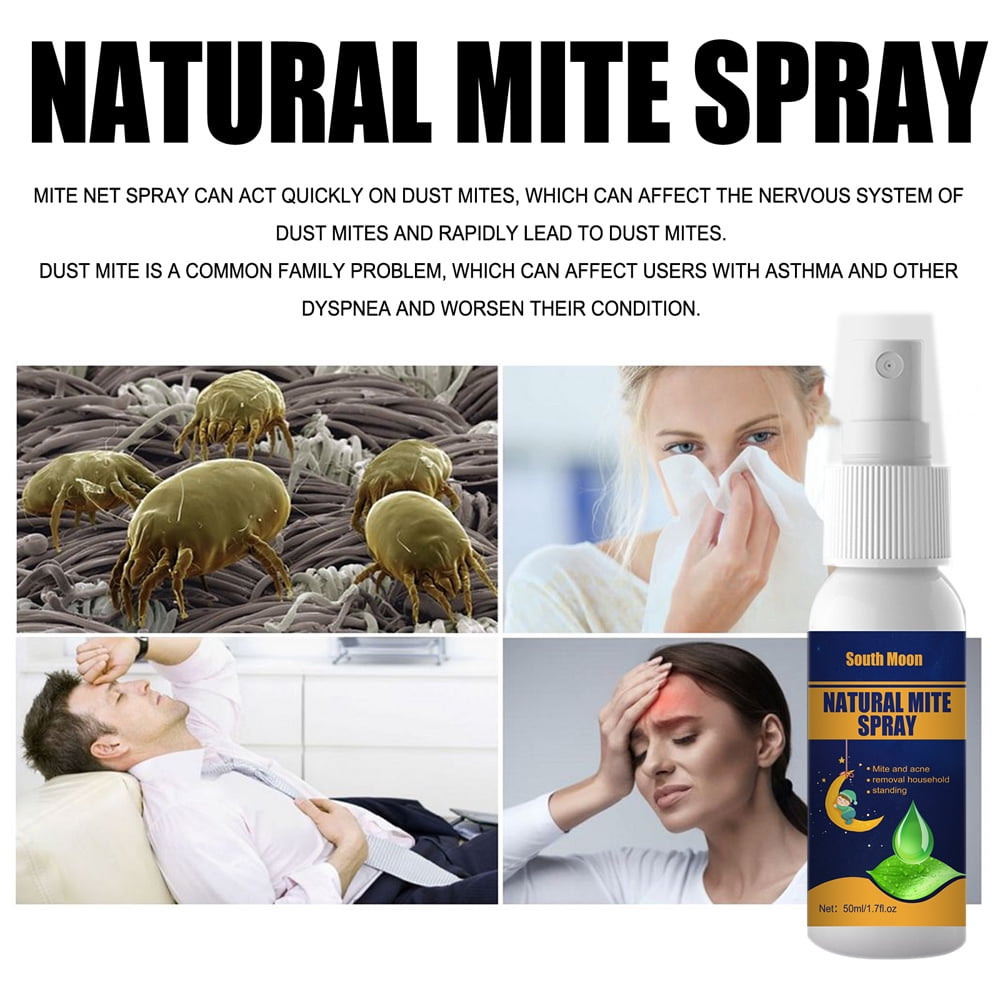 Bed Bug Mite Killer Spray Gently Eliminate Dust Mites Human Safe