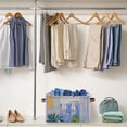 thumbnail image 5 of Yayeee 2 Pack Canvas Storage Basket with Handles for Shelves Fabric Bins Closet Organizer, Seaside Boat, 5 of 8