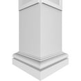 thumbnail image 5 of Ekena Millwork 8"W x 9'H Craftsman Classic Square Non-Tapered X-Board Farmhouse Fretwork Column w/ Tuscan Capital & Tuscan Base, 5 of 8
