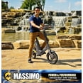 thumbnail image 5 of Massimo 350W Sonic Electric Scooter Bike - Gray, 5 of 19