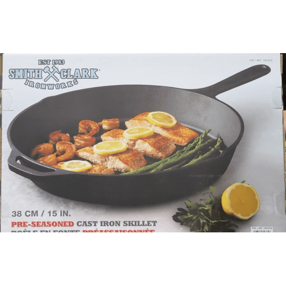 Tabletops United 15" Cast Iron Skillet