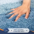 thumbnail image 3 of Walensee Bathroom Rug Non Slip Bath Mat for Bathroom (16 x 24, Ombre Blue), 3 of 9