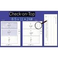 thumbnail image 4 of SHIQI-500 Blank Check Stock - Check on Top - Blue Marble, 4 of 4