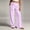 Purple women wide leg pants a1, variant on Usloyux Women's Wide Leg Pants with Tie Waist Flowy Polka Dot Casual Lounge Long Trousers for Beach Party, Black M
