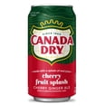 thumbnail image 6 of Canada Dry Caffeine Free Fruit Splash Cherry Ginger Ale Soda Pop, 12 fl oz, 12 Pack Cans, 6 of 10