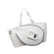 thumbnail image 5 of Bolsa de tenis de lona, ​​bolso de mano, fácil de limpiar, para viajes, elegante, multiusos, grande. blanco, 5 of 9