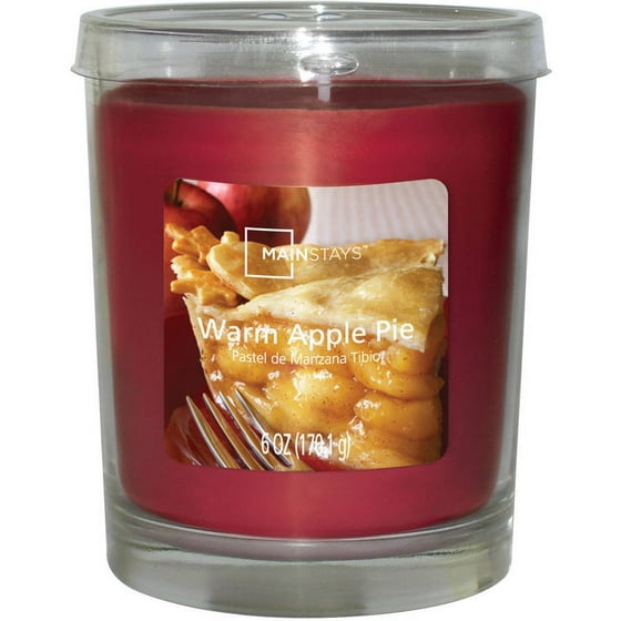 Mainstays Jar Candle Warm Apple Pie 6 Oz