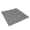 thumbnail image 3 of Studio Acoustic Foam, Soundproof Foam, Soundproof Padding Foam Acoustic Panels Sound Absorption Proofing Panel 6Pcs Soundproof Cotton For Office For Studio 50x50x3.5cm Gray, 3 of 8