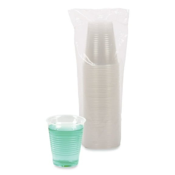 Boardwalk BWKTRANSCUP12CT 12 oz. Plastic Cold Cups - Translucent (1000/Carton)