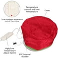 thumbnail image 4 of Hair Steamer Cap, 3 Kinds Detachable Electric Hair Steamer Cap Heating Cap Hair Care Tool With Rapid Temperature Rise And Smart Temperature Control(US), 4 of 8