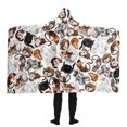 thumbnail image 2 of Sleepy Cats Hooded Blanket, 2 of 9