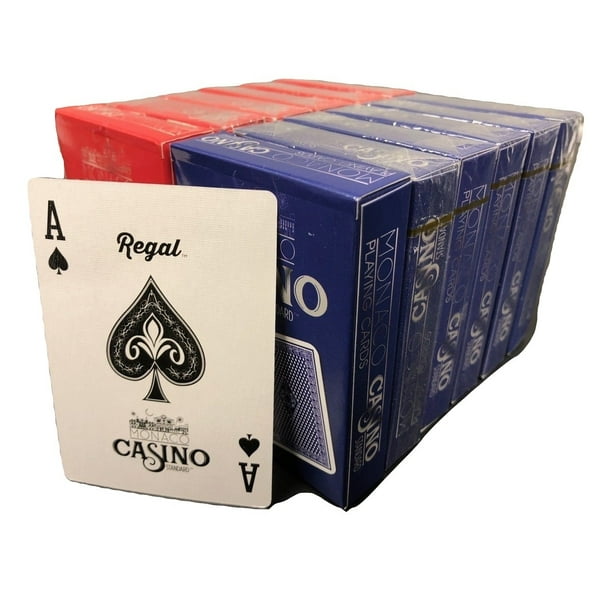 Regal Games Casino Standard Poker Size Playing Cards ( Set of 12 Decks