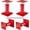 7" - 11" (4 Pack), variant on Pack House Jacks for Leveling Crawlspace, 11" - 16" Height Range, 11023 lbs Max Load Capacity, House Floor Jacks Pole for Leveling