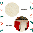 thumbnail image 5 of Lexi Home 36” Burlap Christmas Tree Skirt - Plush Trim, 5 of 5