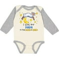 thumbnail image 3 of Inktastic I Love my Papa to the Moon and Back Cute Sheep Boys or Girls Long Sleeve Baby Bodysuit, 3 of 5