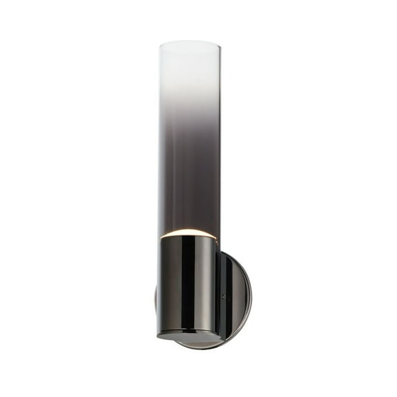 E21180-142GM-ET2 Lighting-Highball - 10W 1 LED Wall Sconce-15 Inches Tall and 5 Inches Wide-Gunmetal Finish-Graduating Smoke Glass Color