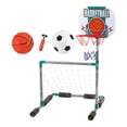 thumbnail image 1 of Aro de baloncesto para piscina con bolas, flotador de fútbol para piscina, juguetes para exteriores, aro de baloncesto acuático, juguetes de piscina, 1 of 8