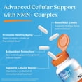 thumbnail image 3 of Doctor's Best NMN+ Complex Supplement Capsules for Women & Men - Supports NAD+ Production, Resveratrol 100mg & Beta Nicotinamide Mononucleotide 200mg per Capsule, 3 of 8