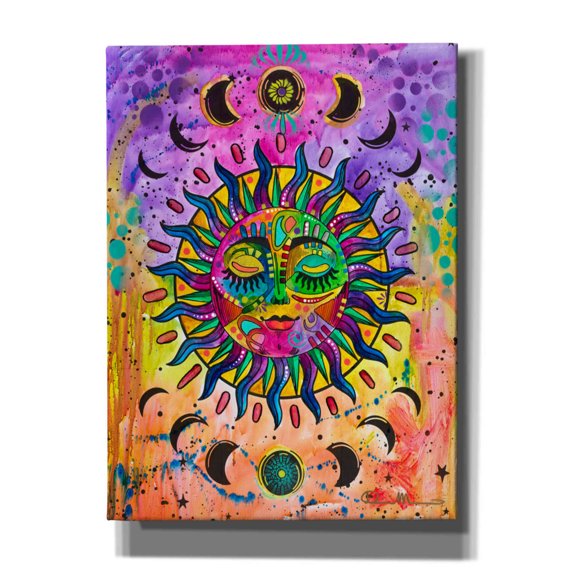 Epic Graffiti 'Sun' by Dean Russo, Canvas Wall Art, 40"x54"