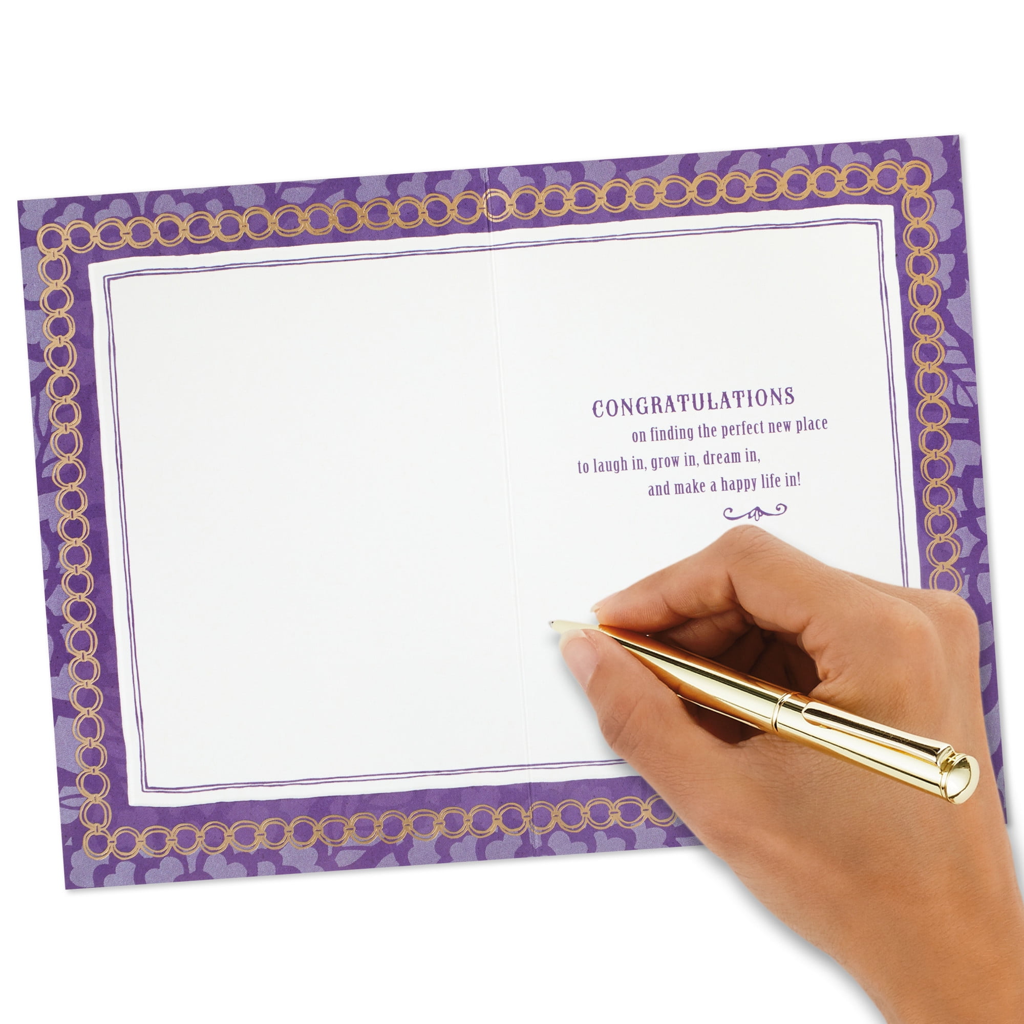 Hallmark New Home Card (Home Is Where You Hang Your Dreams)