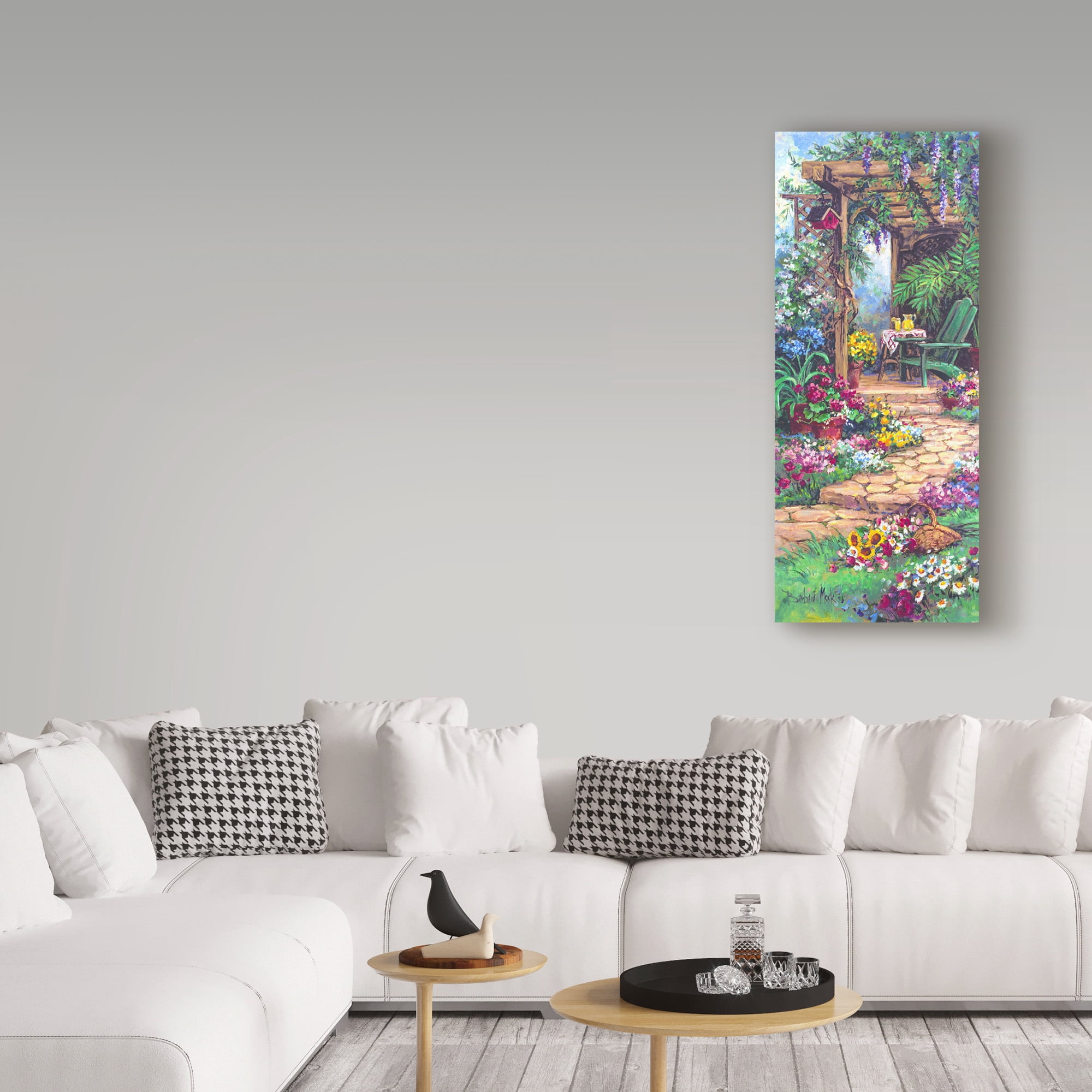 Trademark Fine Art 'Garden Hideaway' Canvas Art by Barbara Mock