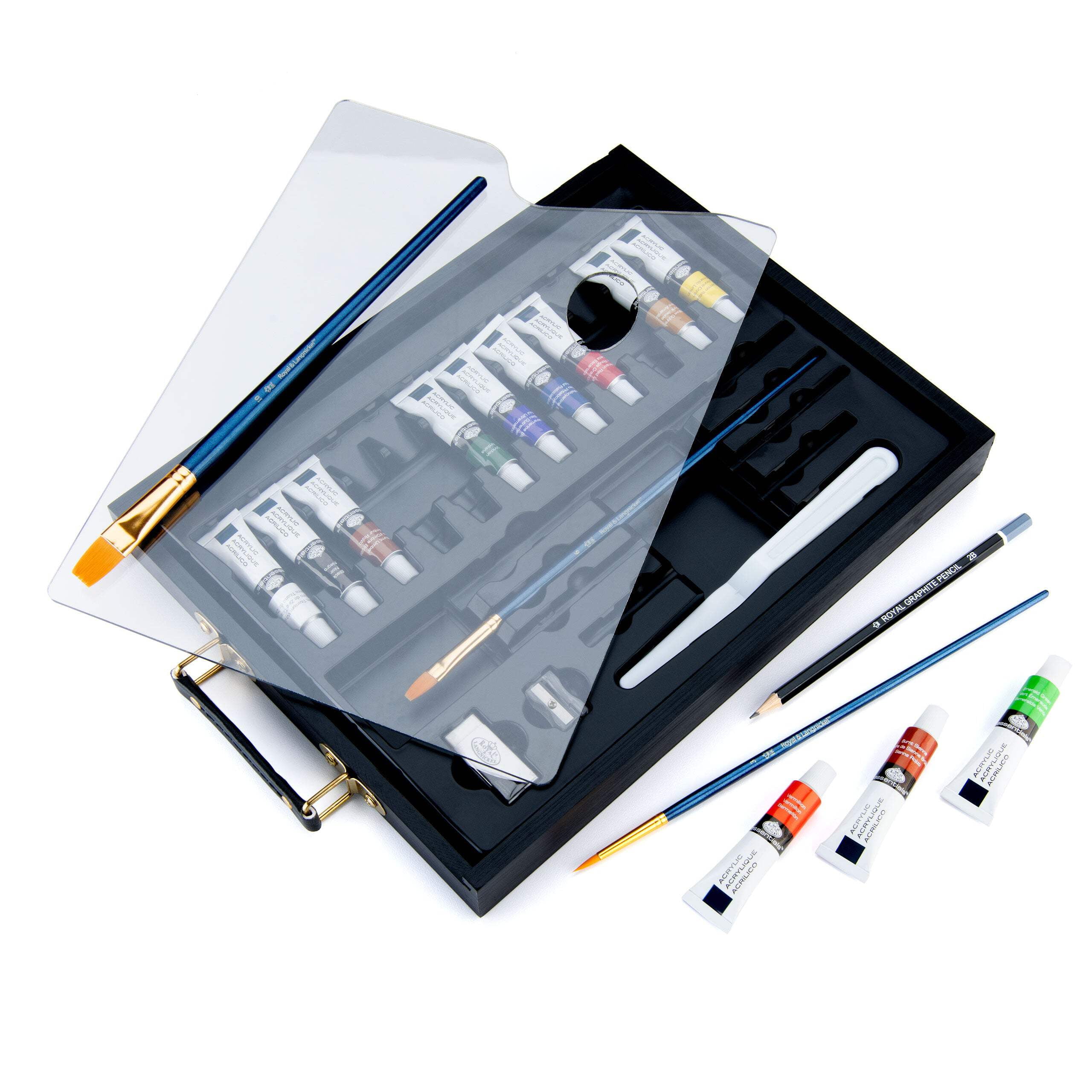 Royal & Langnickel essentials™ 21pc Black Series Acrylic Art Set