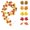 B, variant on Vibrant Colorful Artificial Maple Leaf Rattan, Fall Foliage Garlands, Decorative Vines for Fireplace, Dining Table, Home Interior, Halloween and Thanksgiving Seasonal Decor, B
