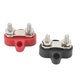 thumbnail image 1 of 2pcs Power Distribution Terminal Block 48V M6 Positive Negative 2 Studs Battery Junction Block, 1 of 5