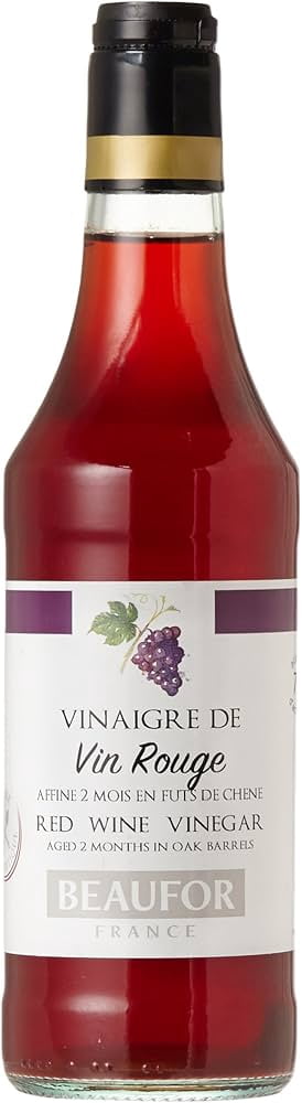 Beaufor Red Wine Vinegar, 16.75 oz