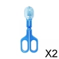 thumbnail image 1 of Clip Alimentador De Reptiles Con Forma De 2x, Mango Multifuncional De Gran Capacidad, Color Azul 2 piezas, 1 of 10
