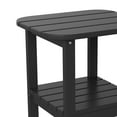 thumbnail image 5 of Flash Furniture HDPE 2-Tier Adirondack Side Table - All-Weather - Indoor/Outdoor Black, 5 of 9