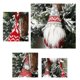 thumbnail image 2 of Número de lanzamientos Juego de seis piezas de pequeños colgantes navideños sin rostro de Rudolph Muñeco navideño sin rostro Decoraciones para árboles de Navidad ANGGREK Otros, 2 of 8