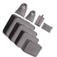 thumbnail image 2 of Moyic Cubos de embalaje de 9 piezas, organizador de equipaje impermeable, ropa de malla, zapatos, sujetador, maleta, clasificación, bolsa de Almacenamiento y organización del hogar Gris Moyic HA066363-02, 2 of 6