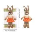 thumbnail image 2 of Easter Bunny Refrigerator Handle Covers Set of 2, Kitchen Appliance Handle Covers for Microwave Oven Cabinet Dishwasher, Washable Polyester Decorative Protector for Stain, 2 of 9