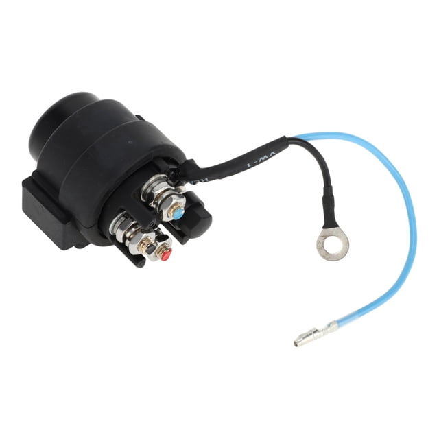 Relevador de Auto Unique Bargains para Suzuki 35-150hp 88-01, Relevador a Prueba de Agua con Conectores de Arnés 1 Pc Negro