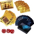 thumbnail image 1 of Firstly Black Deck & 1 Golden Deck Of Premium Bridge Waterproof Playing Cards Pack Of 1 For Adult - Highly Flexible, Durable Playing Cards With Great Slip & Design | Use For Party & Game, 1 of 5