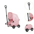 thumbnail image 6 of oshhni Foldable Dog Travel Carrier Cat with 4 Wheels Pet Pink, 6 of 9