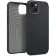 thumbnail image 1 of Étui en Silicone Nano Pop Compatible avec Étui pour iPhone 13 (2021) - Sésame Noir, 1 of 7