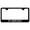 Black, variant on Mercury Laser Etched Logo Stainless Steel License Plate Frame (Chrome)