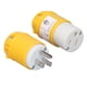 thumbnail image 5 of Juego De Enchufe Y Enchufe, Elegante Juego De Conector De Enchufe Eléctrico De 15 A, Amarillo Para Viajes De Acampada O RV, 5 of 7