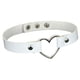thumbnail image 3 of Collar Gótico Punk Para Mujer, Gargantilla De Corazón De Cuero Pu Ajustable A La Moda Y Joyería De Hip Hop Methold AP007570-08, 3 of 4