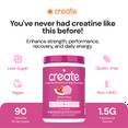 thumbnail image 2 of Create Watermelon Creatine Gummies – 1.5g Creatine Monohydrate, Boost Strength & Focus, 90 Ct, 2 of 10