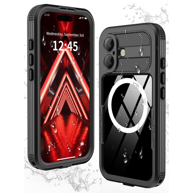Funda GOLDJU para iPhone 17 de 6.3 pulgadas, impermeable, IP68, a prueba de golpes